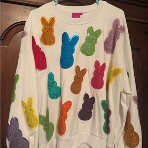 Queen of Sparkles Peeps Easter Sweatshirt